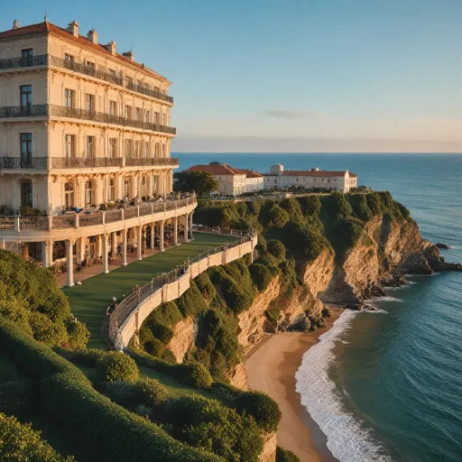 Experience the elegance of a Biarritz hotel with ocean view for your next escape