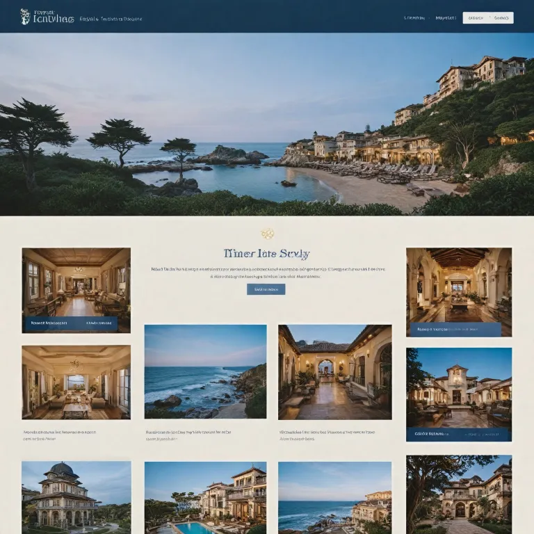 Luxury and premium hotel booking website in Biarritz: emerging design styles and trends for discerning travelers
